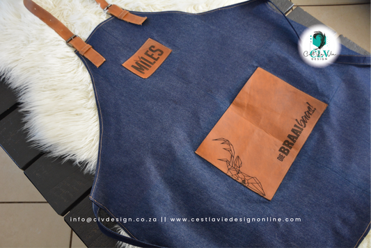 LEATHER BLEND APRON