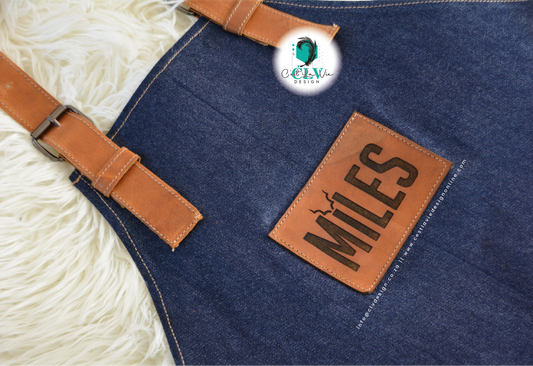 LEATHER BLEND APRON