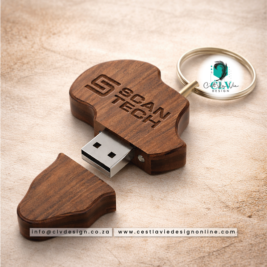 AFRIQUE FLASH DRIVE KEYHOLDER - 16GB