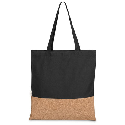 CORK AND COTTON SHOPPER TOTE BAG