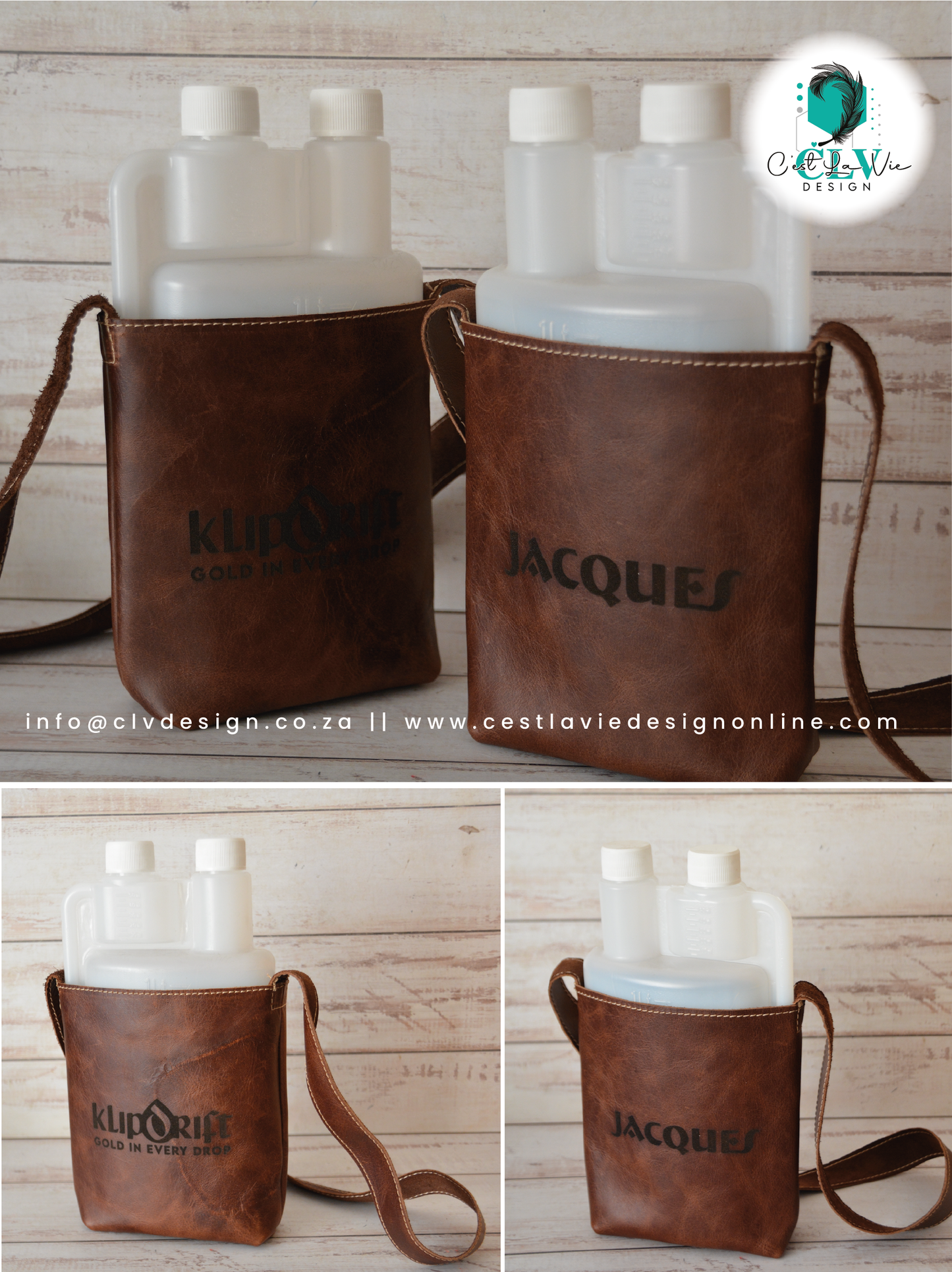 GENUINE LEATHER BETTIX BOTTLE HOLDER