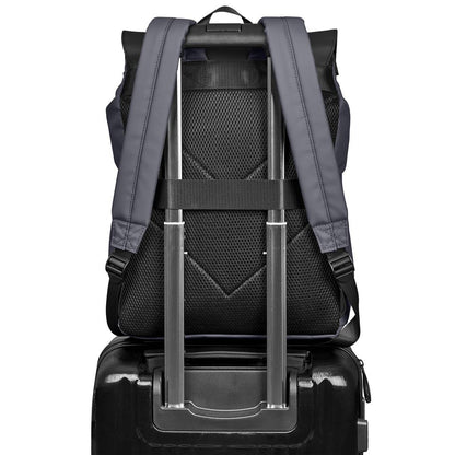 SKYLINE COLOR BLOCK LAPTOP BACKPACK