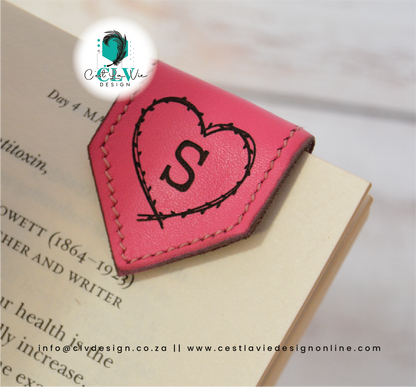 MAGNETIC LEATHER BOOKMARK