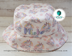 PRINTED BUCKET HAT