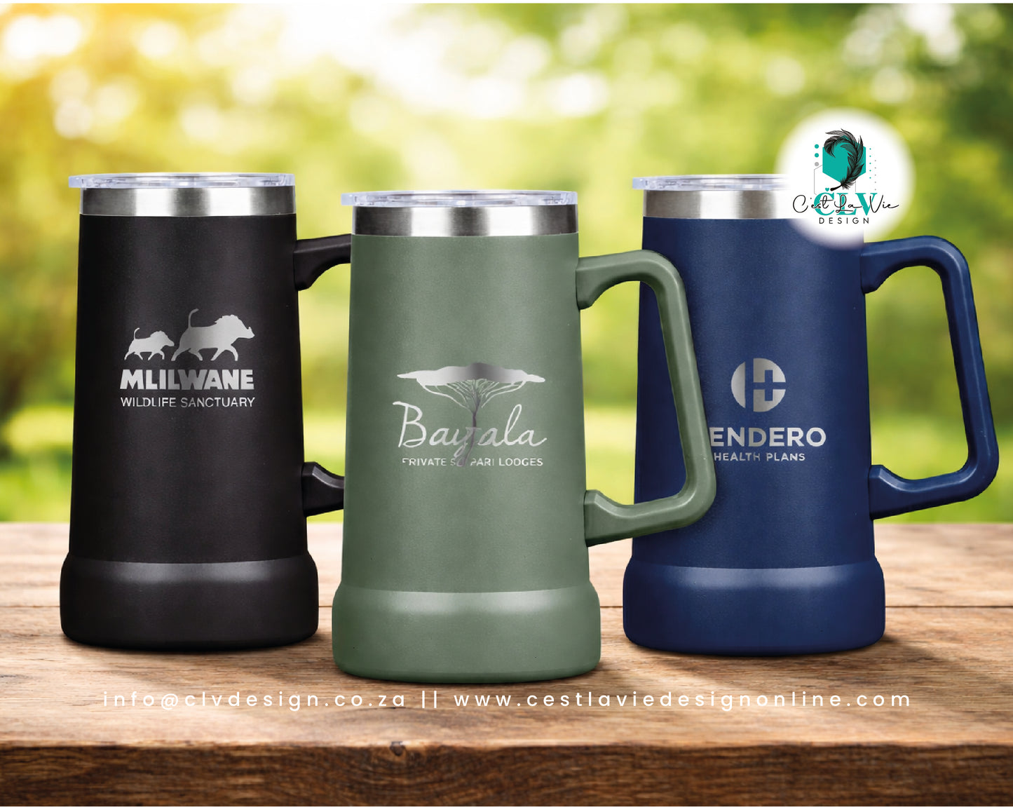 ORIBI STAINLESS STEEL BEER 700ML MUG