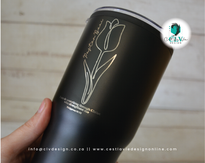 BLACK STAINLESS STEEL CUP