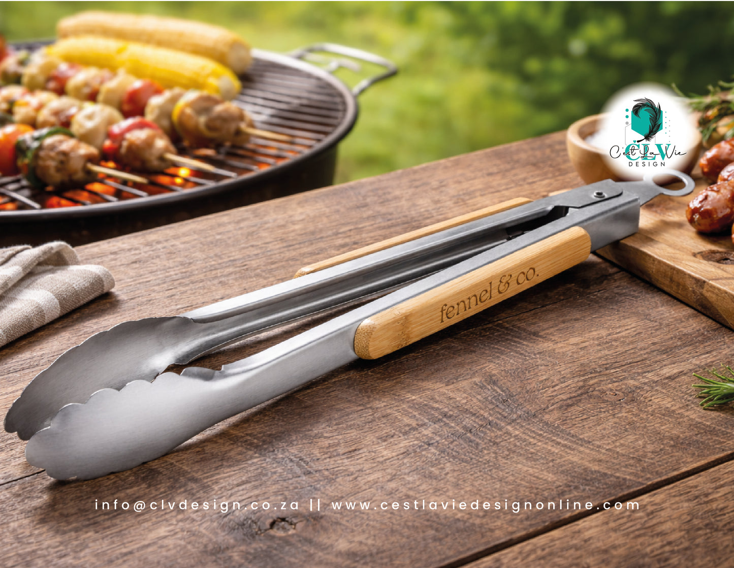 BAMBOO BRAAI TONG