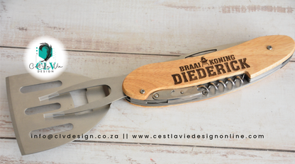 FOLDABLE BRAAI TOOL