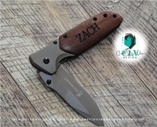 Load image into Gallery viewer, BROWNING LOCK KNIFE (RED WOOD FINISH)