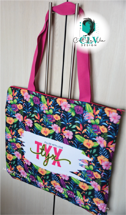LARGE CARRY TOTE (CUSTOM PRINTED)