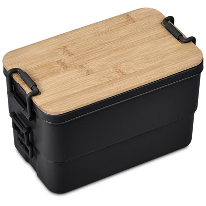 PERSONALISED URBAN TERRAIN DOUBLE LAYER LUNCH BOX SET