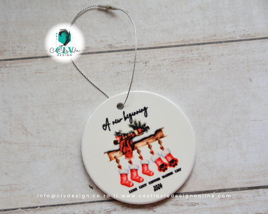 CERAMIC TREE ORNAMENT