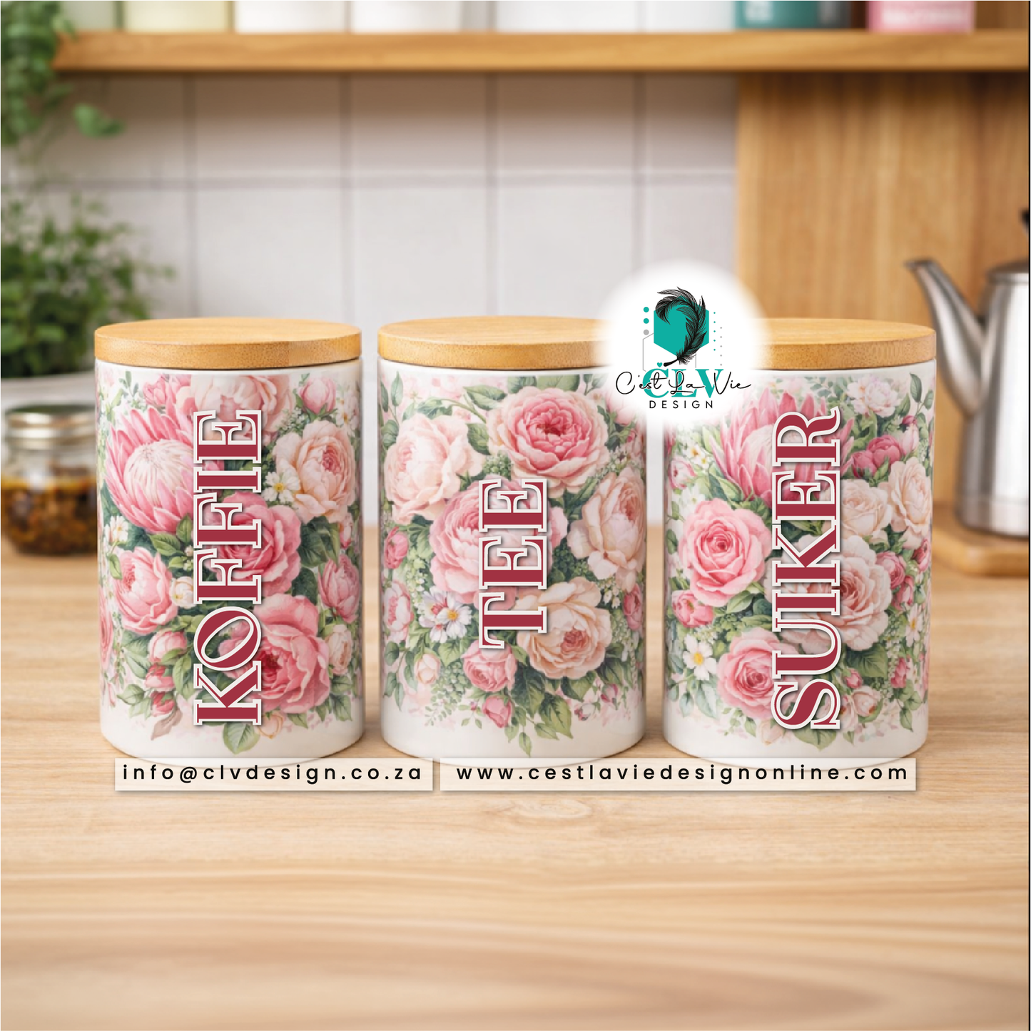 PRINTED CERAMIC JAR
