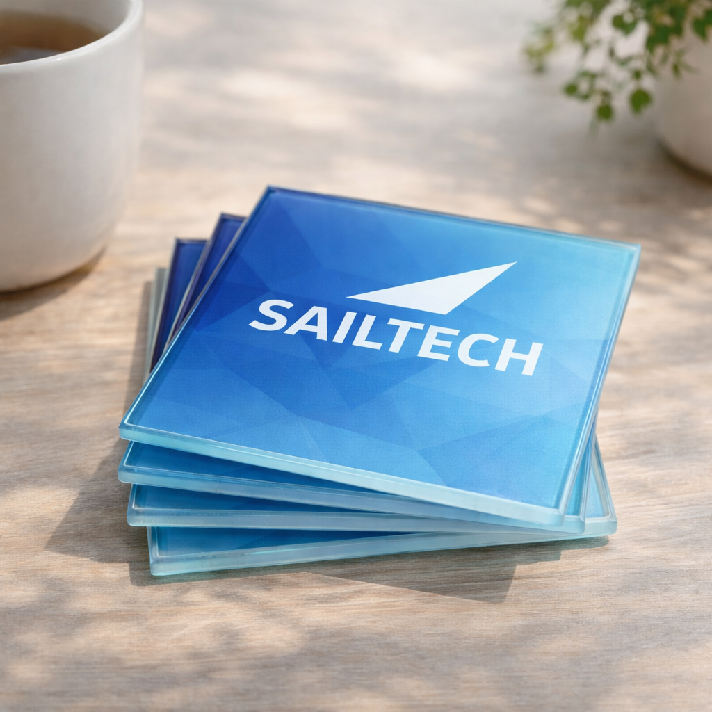 PERSONALISED GLASS COASTERS