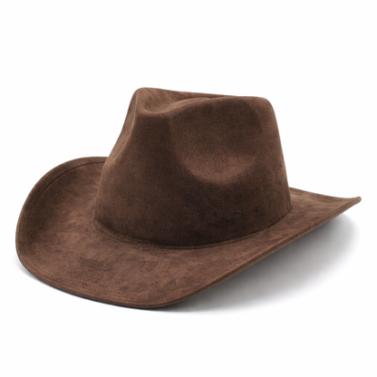 ENGRAVED SUEDE COWBOY HAT