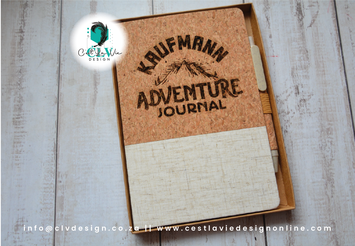 CORK AND COTTON NOTEBOOK