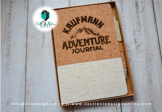 CORK AND COTTON NOTEBOOK