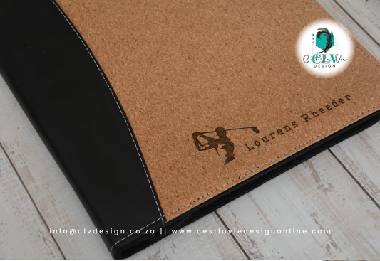 A4 CORK AND PU LEATHER FOLDER