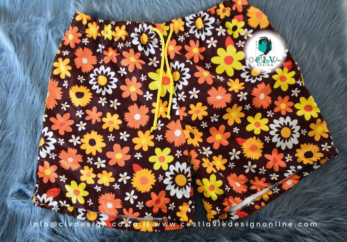 CUSTOM PRINTED SWIM SHORTS (ADULTS ONLY)