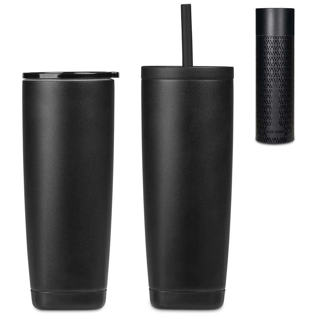PERSONALISED ALEX VARGA 2-IN-1 VACUUM TUMBLER (BLACK)