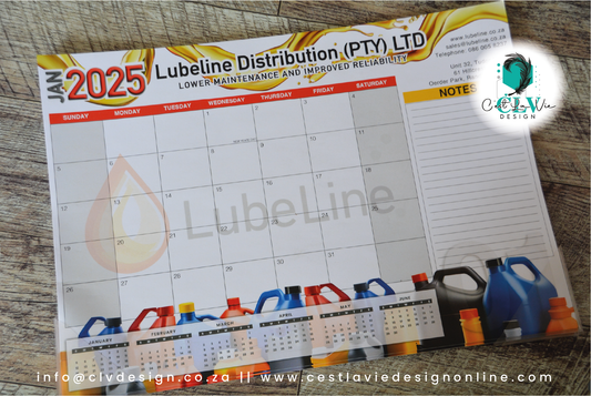 PRINTED A2 DESK CALENDER