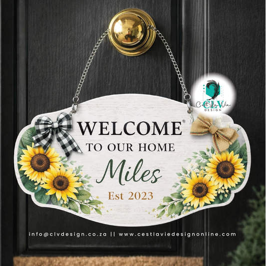 PRINTED ALUMINIUM DOOR SIGN