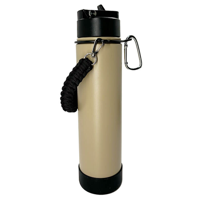 ENGRAVED STAINLESS STEEL ROPE BOTTLE (700ML)
