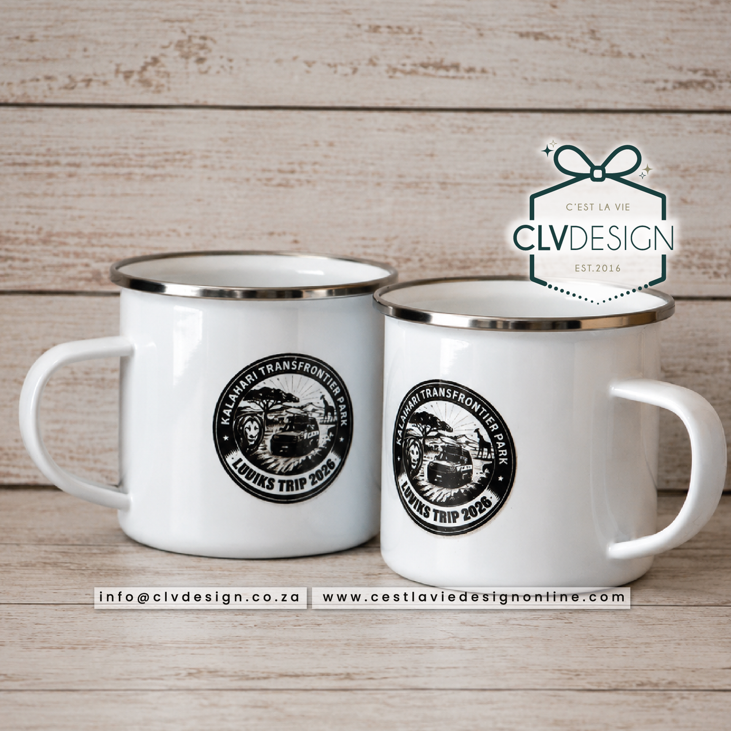 ENAMEL MUG (BLIKBEKER) 8OZ
