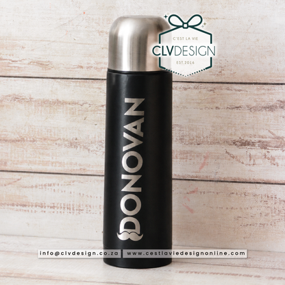 PERSONALISED ALPACA VACUUM FLASK