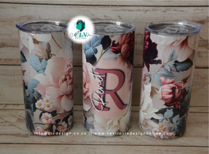 PERSONALISED STEEL SKINNY TUMBLER