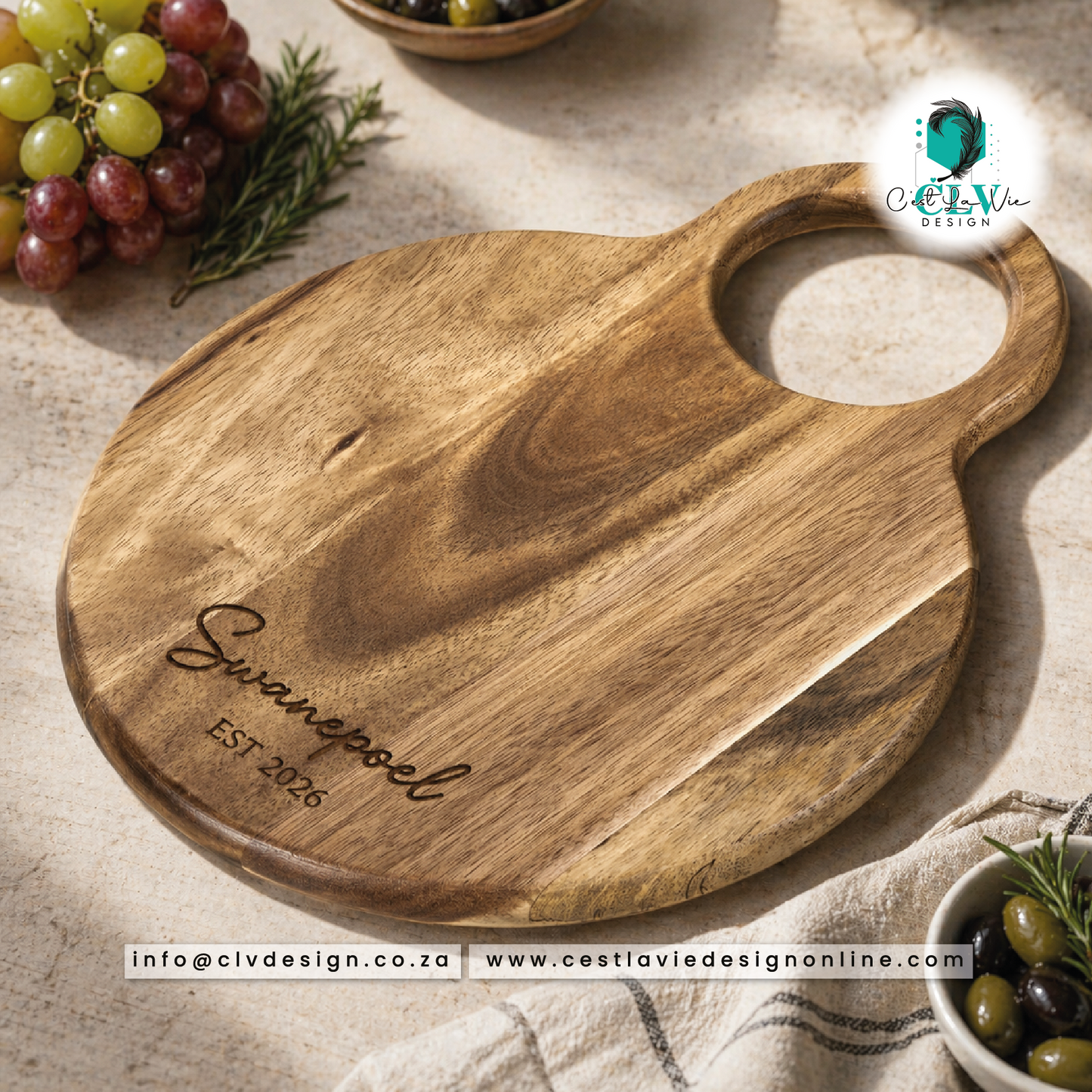 KNYSNA FOREST WOODEN FOOD BOARD