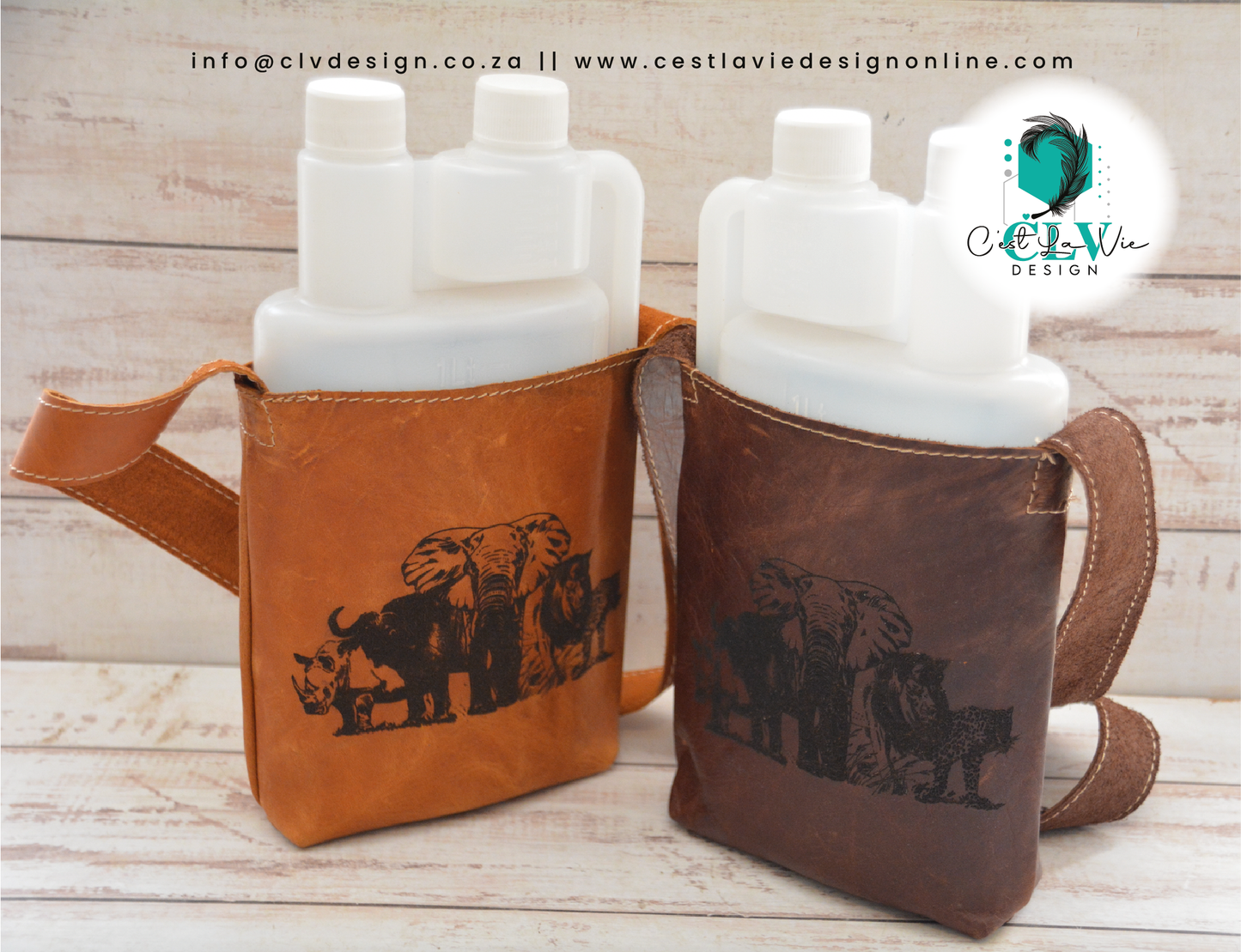 GENUINE LEATHER BETTIX BOTTLE HOLDER