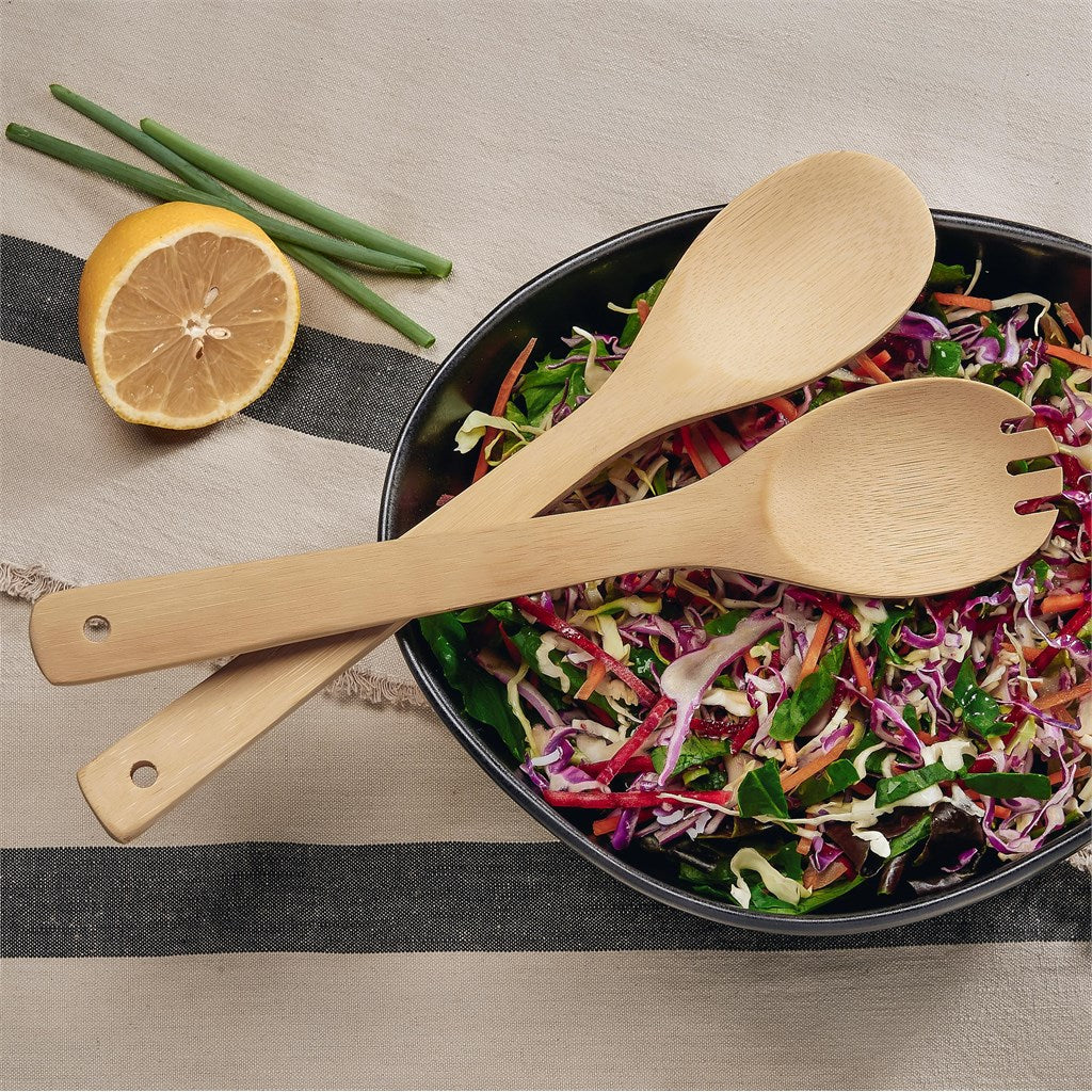 SHINSEN SALAD SERVERS (ENGRAVED)