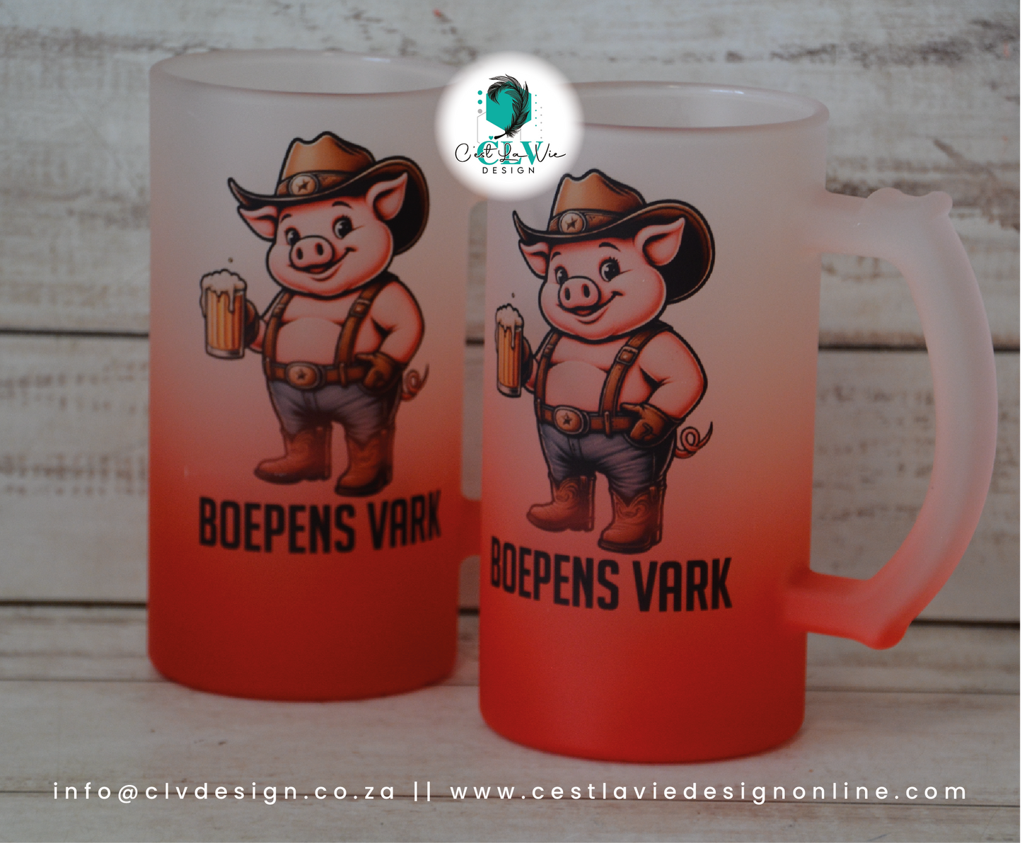 PERSONALISED BEER MUGS