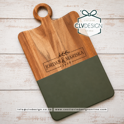 DARLING WOODEN FOOD BOARD