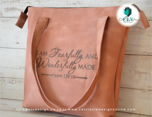 GENUINE LEATHER HANDBAG TOTE