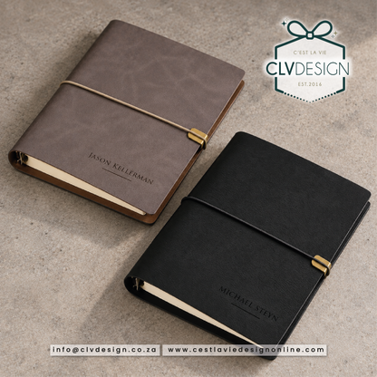PERSONALISED A5 HERITAGE WIRE NOTEBOOK