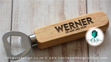 Load image into Gallery viewer, WOODEN HANDLE BOTTLE OPENER