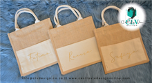 Load image into Gallery viewer, JUTE TOTE BAG