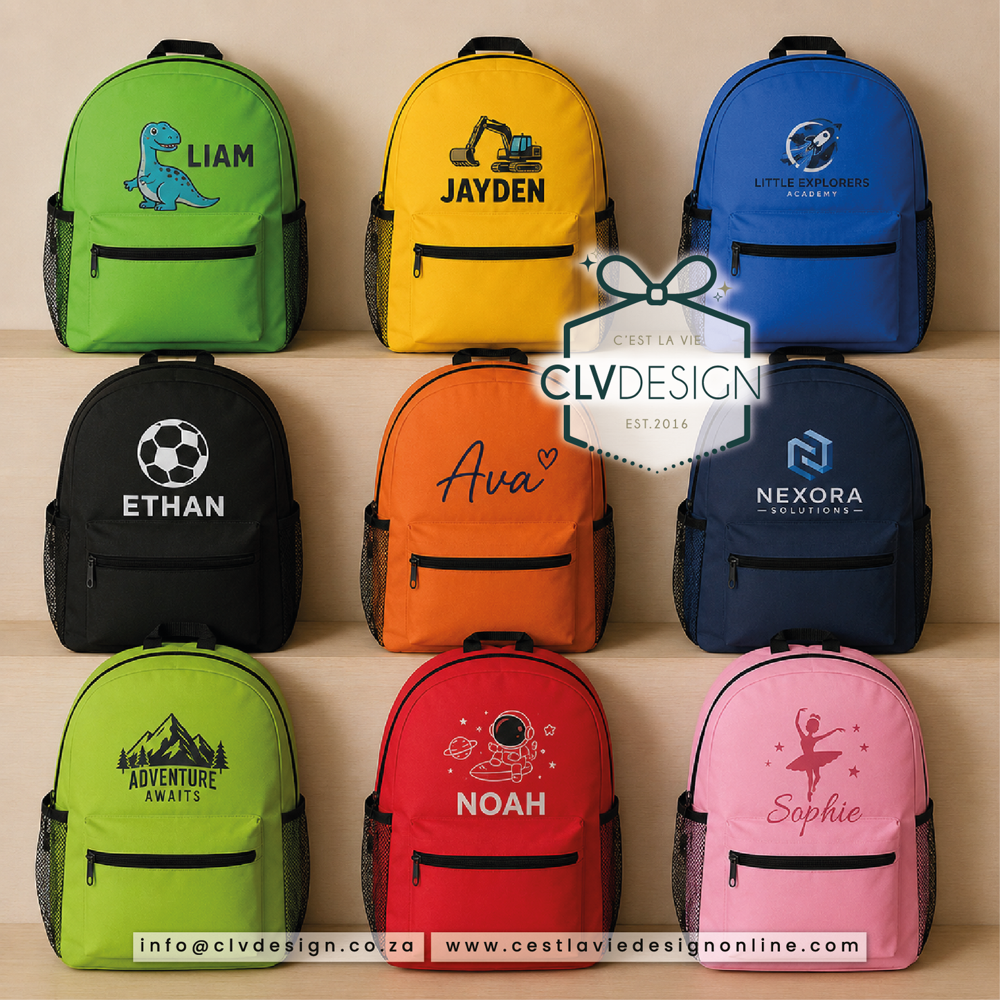 PERSONALISED BACKPACK