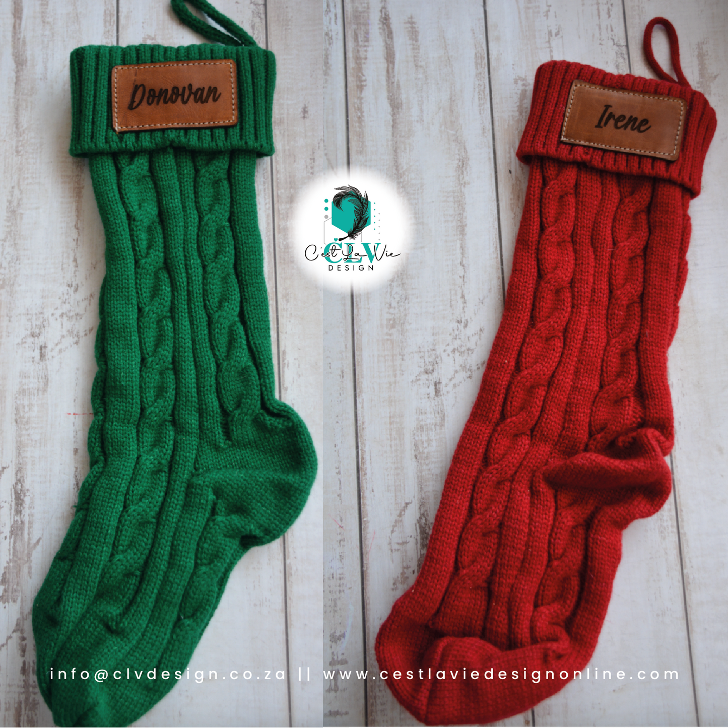 KNITTED CHRISTMAS STOCKING