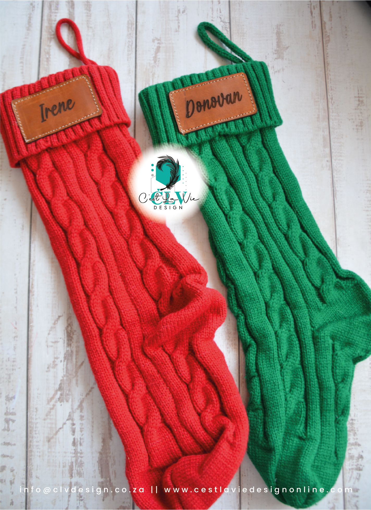 KNITTED CHRISTMAS STOCKING