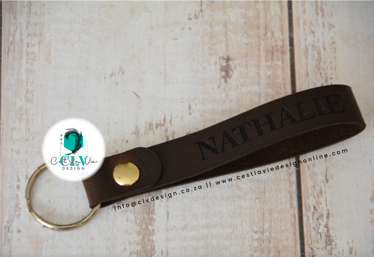 GENUINE LEATHER KEY LOOP HOLDER – C'est La Vie Online