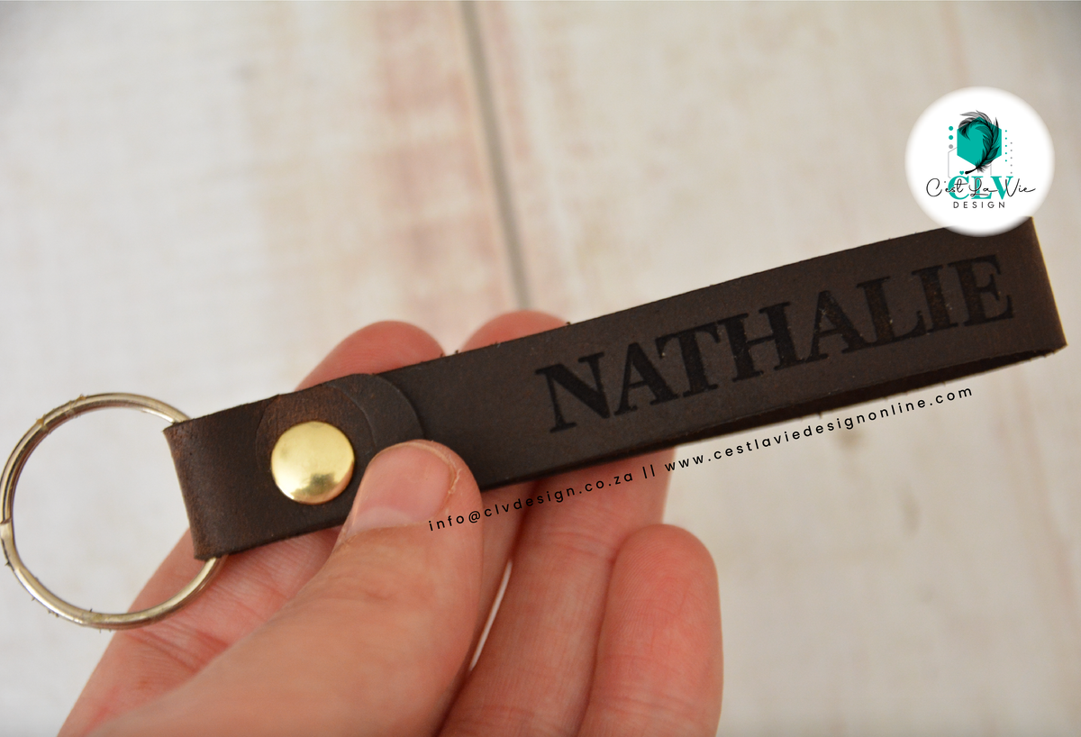 GENUINE LEATHER KEY LOOP HOLDER – C'est La Vie Online