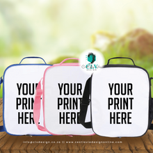 Load image into Gallery viewer, PRINTED INSULATED COOLER LUNCH BAG