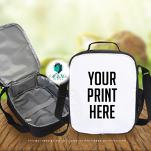 Load image into Gallery viewer, PRINTED INSULATED COOLER LUNCH BAG