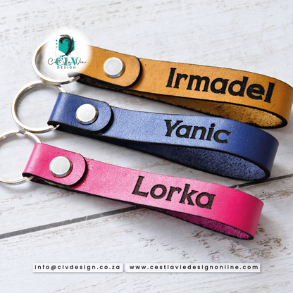 GENUINE LEATHER KEY LOOP HOLDER