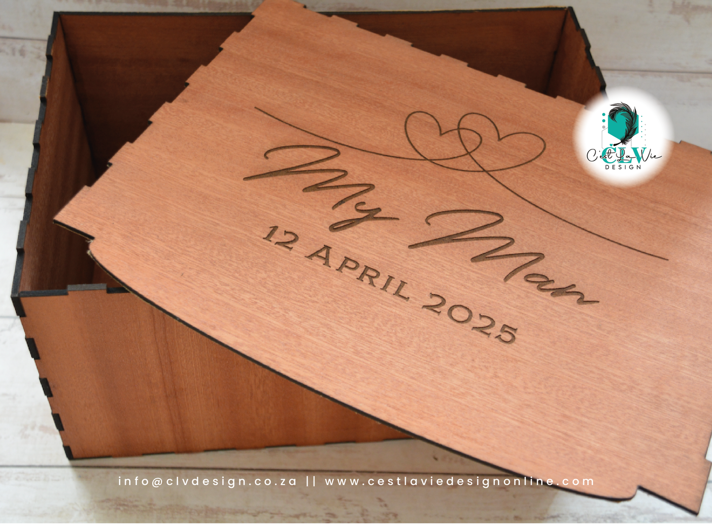 MDF WOOD GIFT/MEMORY BOXES