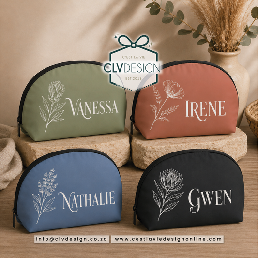 PERSONALISED MESSINA COSMETIC & ACCESSORY BAG