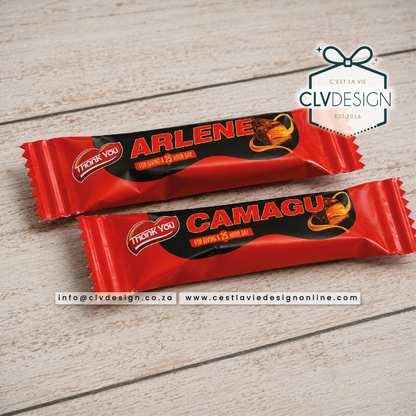 PERSONALISED BAR ONE CHOCOLATE (MIN QTY 10)